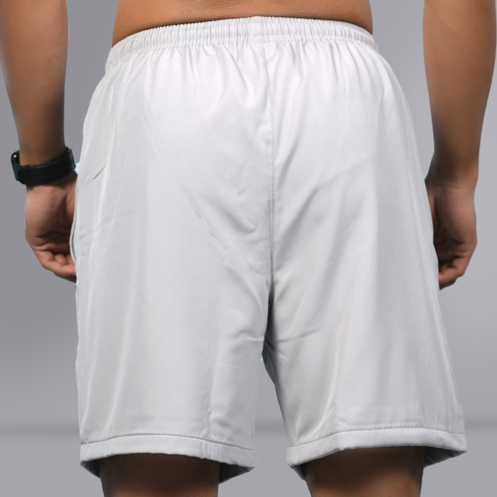 Mesh Shorts (Light Grey) - SPORTS VILLA