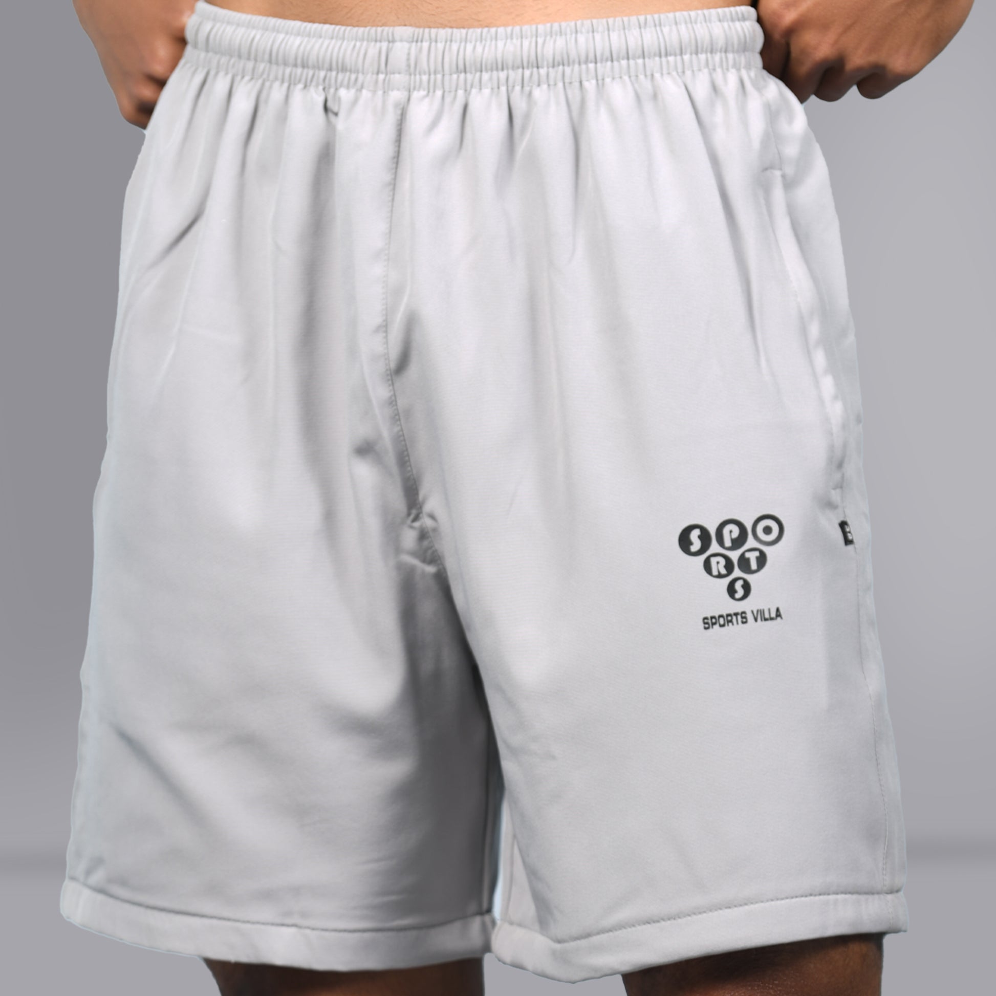 Mesh Shorts (Light Grey) - SPORTS VILLA