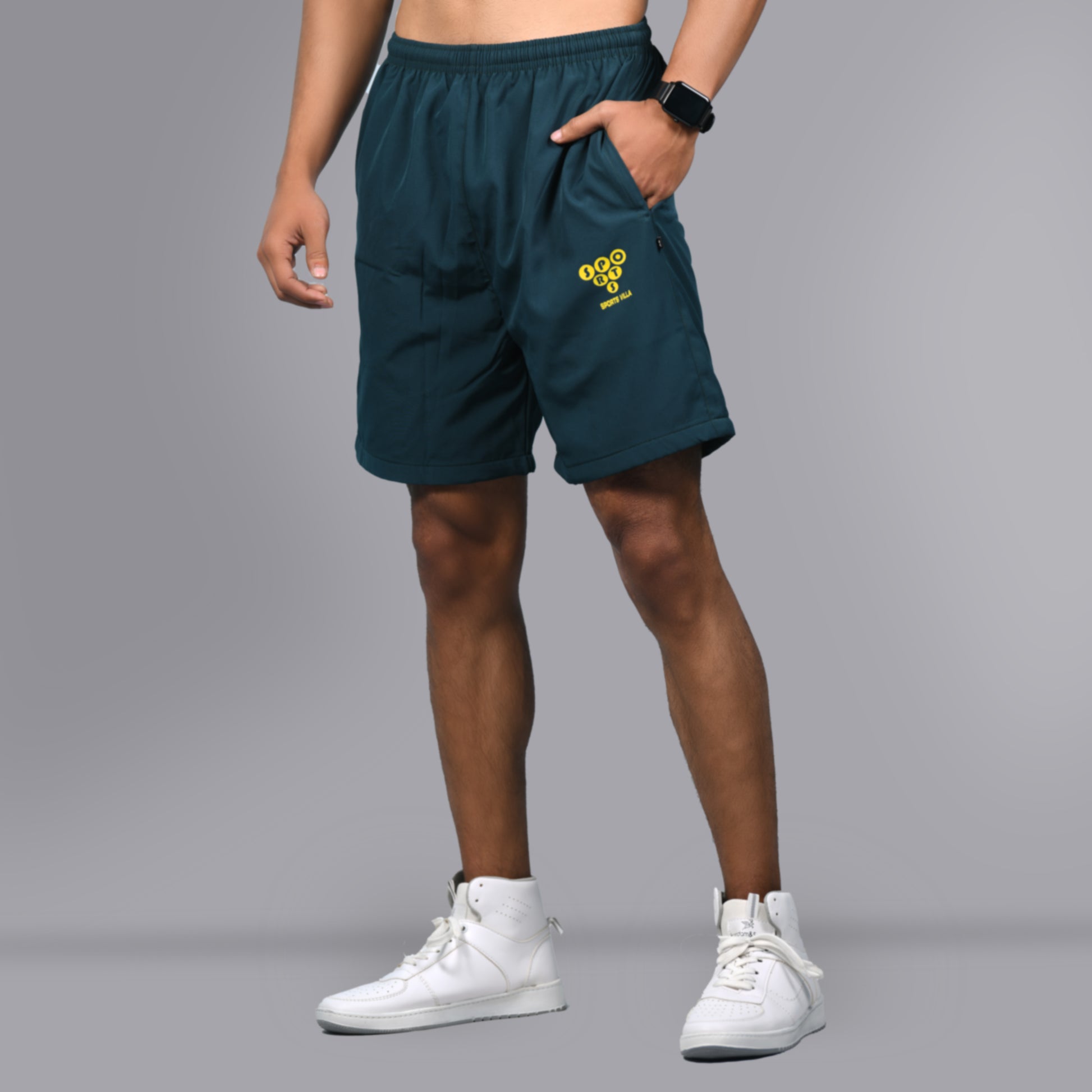 Mesh Shorts (Midnight Green) - SPORTS VILLA