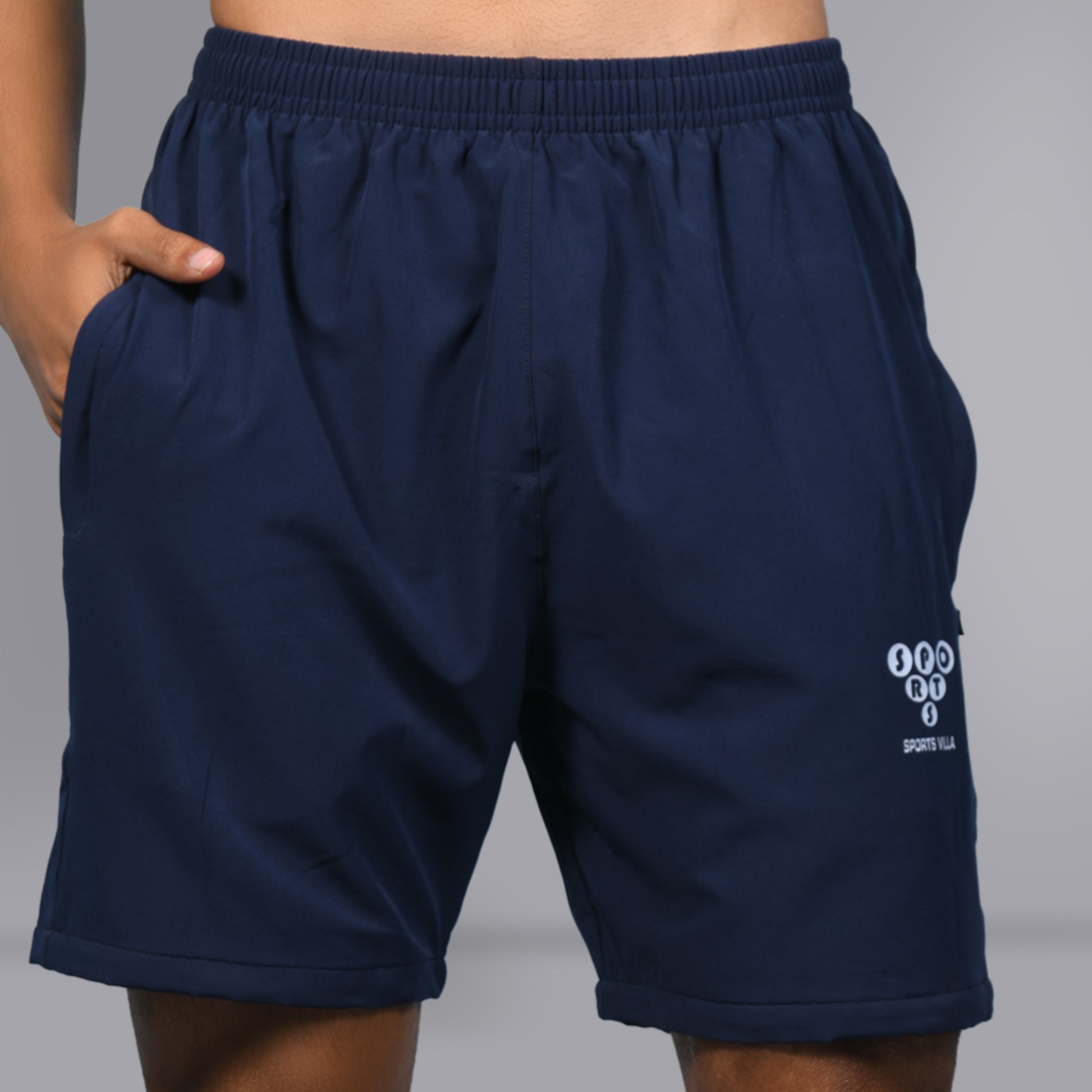 NOM Shorts (Navy Blue) - SPORTS VILLA