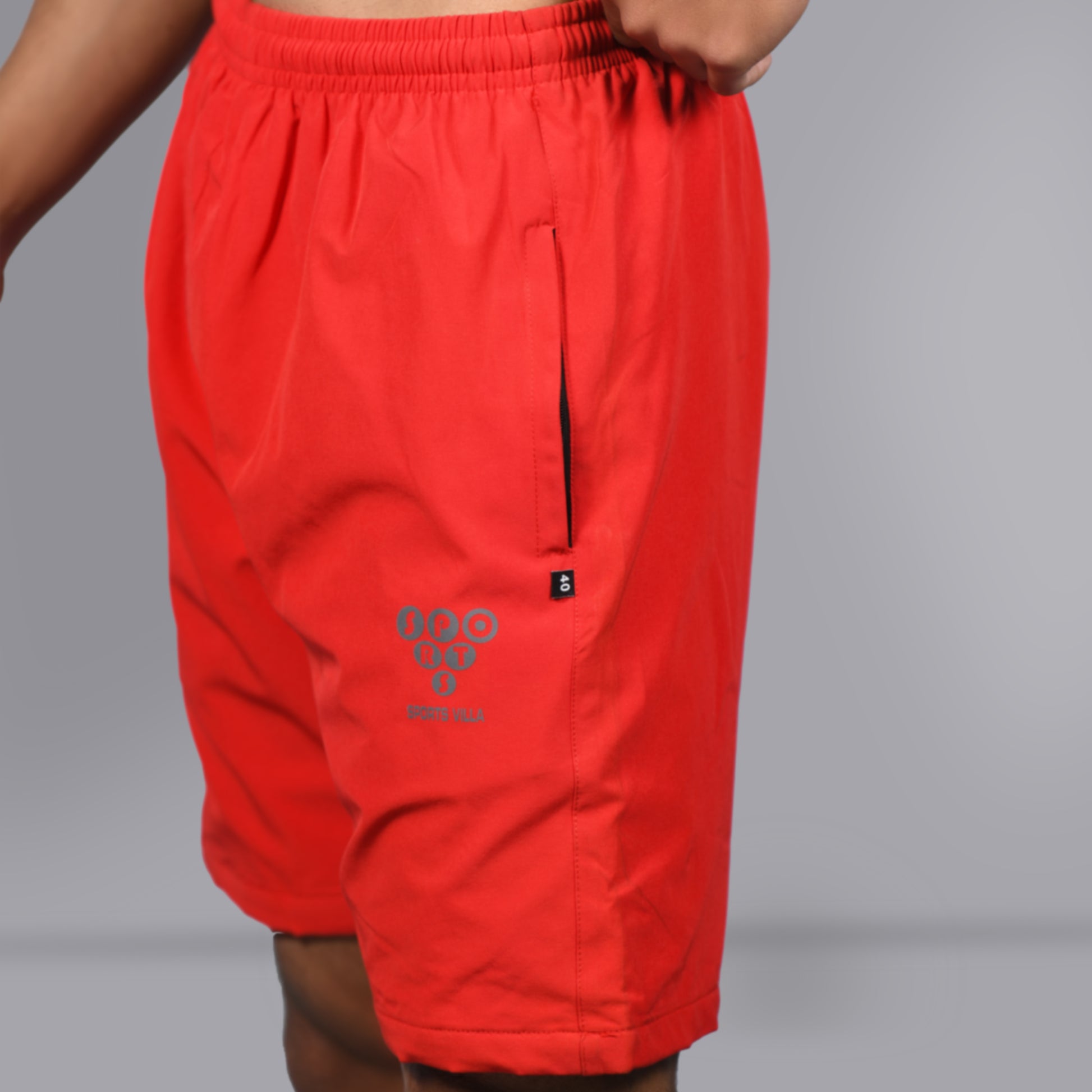 NOM Shorts (Red) - SPORTS VILLA