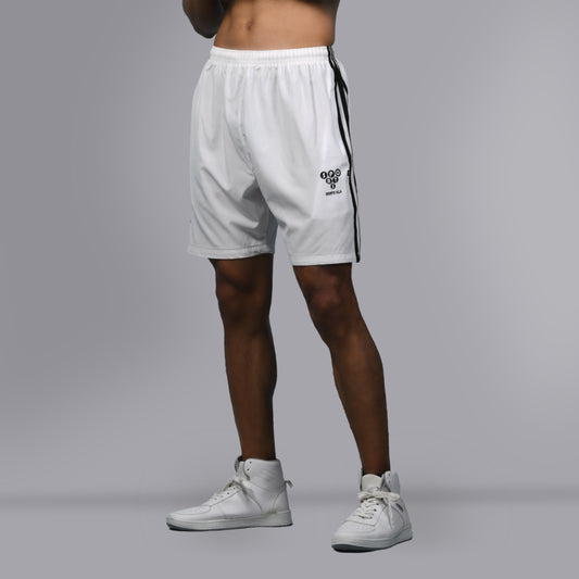 NOM Shorts (Striped White) - SPORTS VILLA