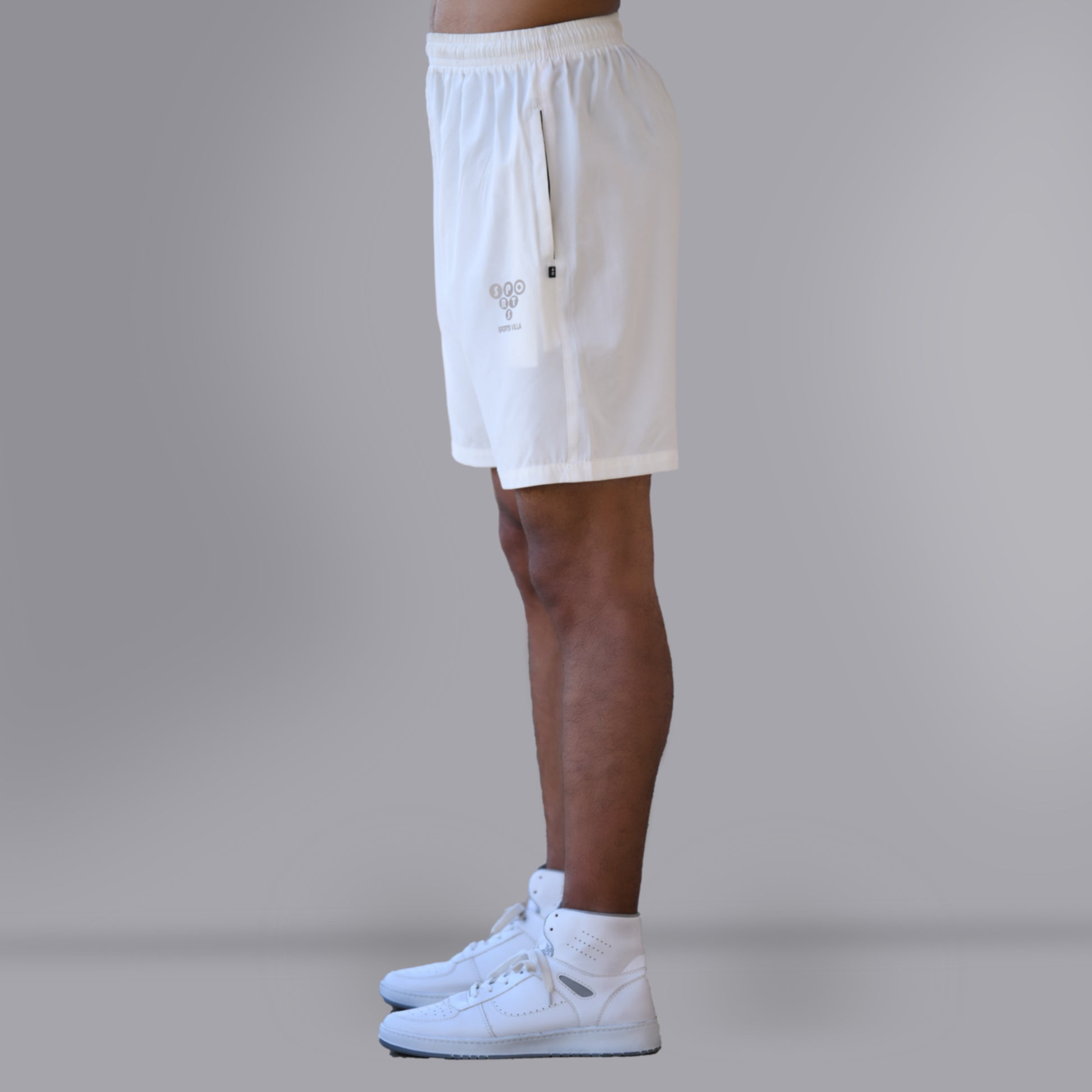 NOM Shorts (White) - SPORTS VILLA