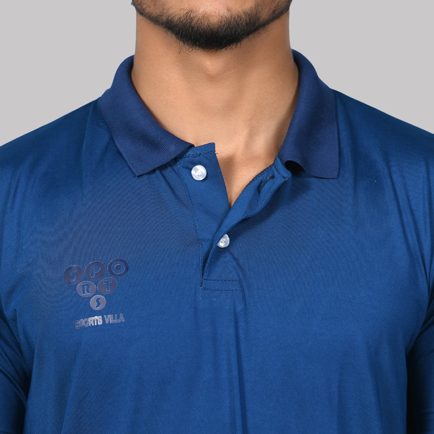 360 Collared Jersey (Cobalt Blue)