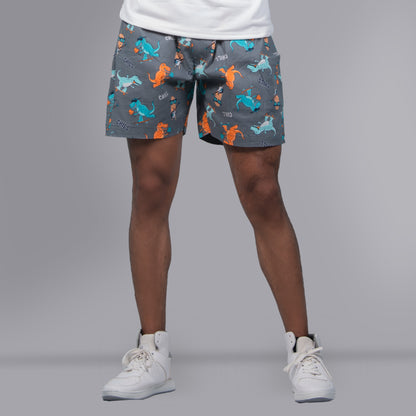 Cotton Shorts (Dark Grey)