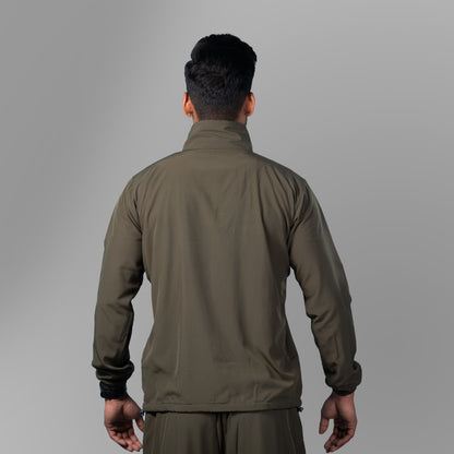 Mesh Windcheater Jacket (Army Green)