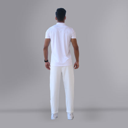 Mesh Windcheater Trouser (Off White)