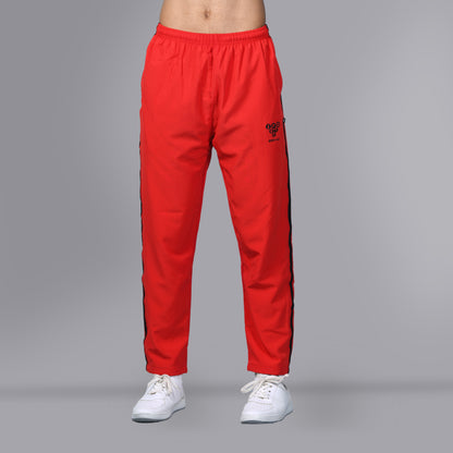 Mesh Windcheater Trouser (Striped Red)