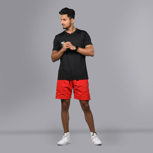 NOM Shorts (Red) - SPORTS VILLA