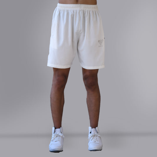 NOM Shorts (White) - SPORTS VILLA